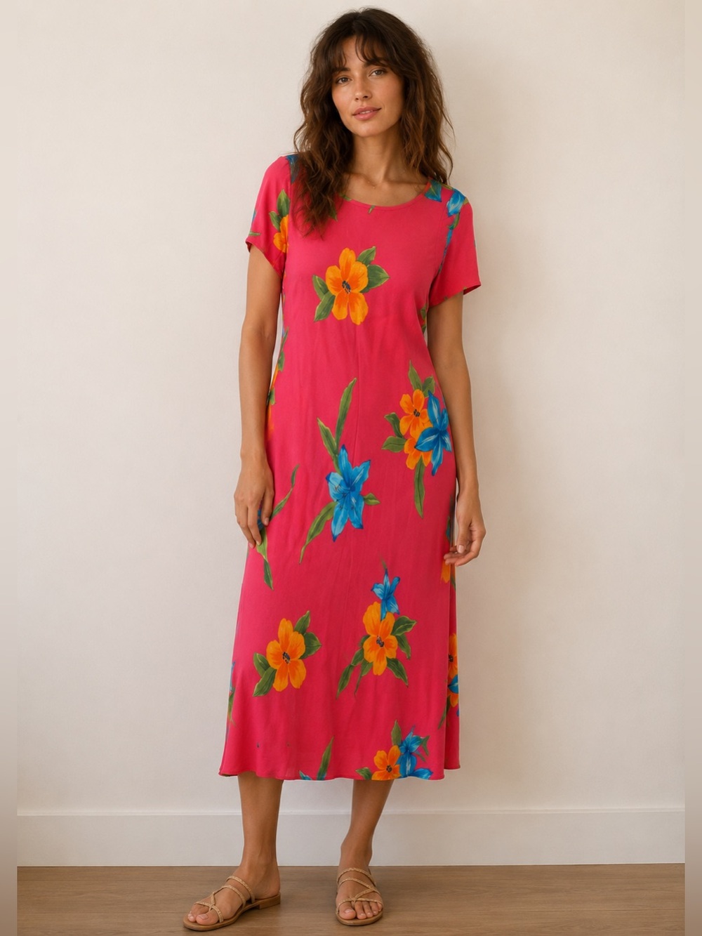 NWT 90s Floral Dress